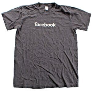 Facebook Logo Men's T Shirt Size M
